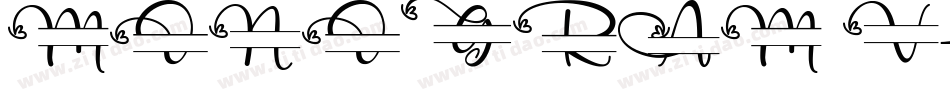 MONOGRAM V字体转换